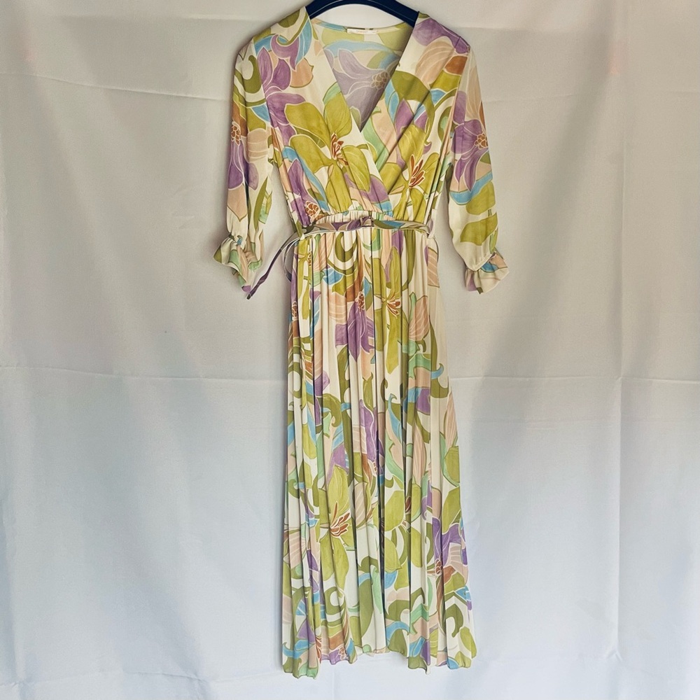 CHARGET Italian Floral Midi Dress NEW without tags